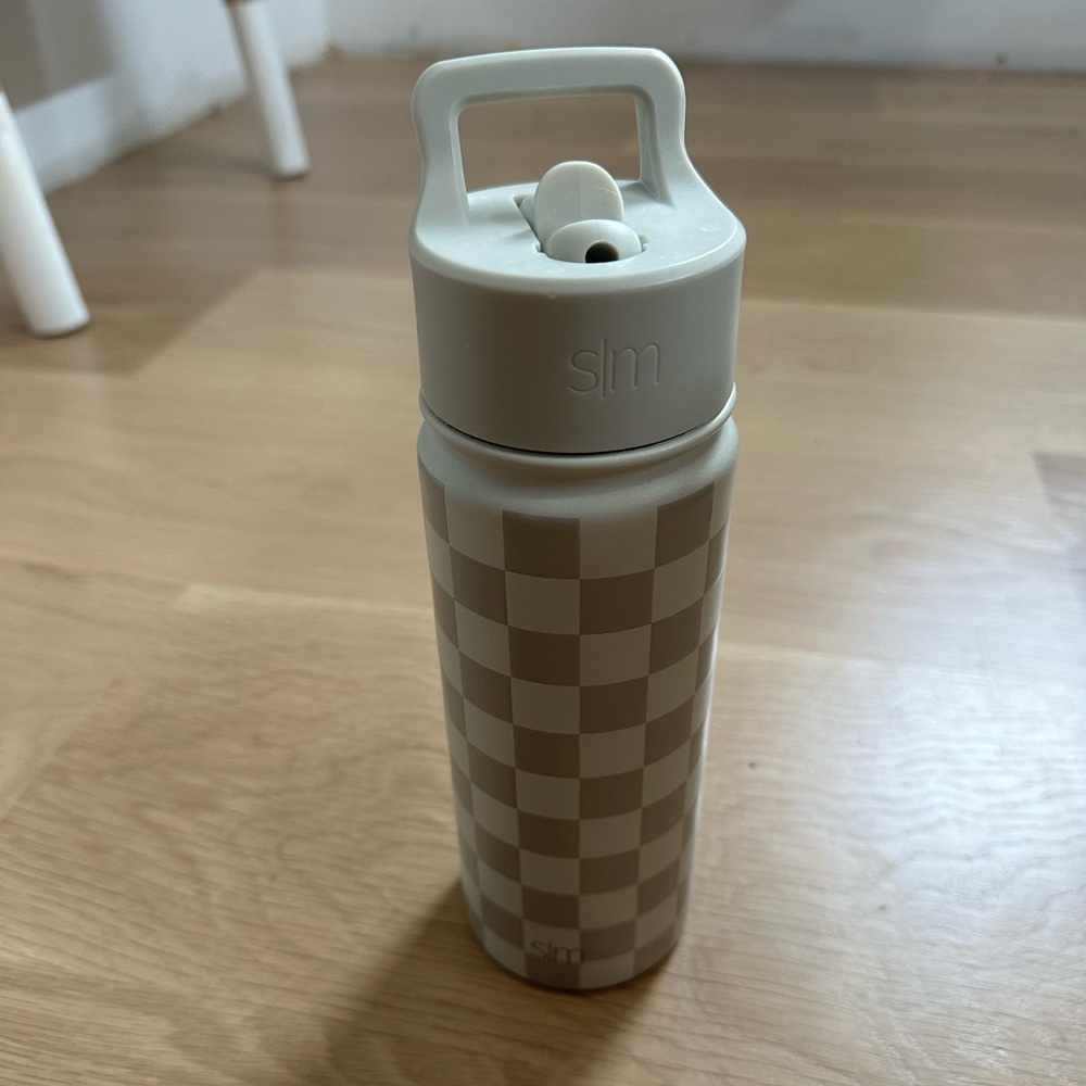 Simple modern Checkered Insulated Water Bottle
